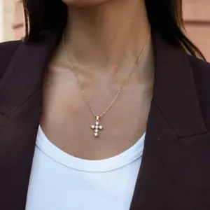Stainless Steel Gold Cross Necklace JDN0307035 9 Sa57119579e7c415098a100e10af3efadw