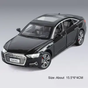 Black Audi A6L Model for Collectors 16 Sa576c91cd3c94c929cbb40909653f09bM
