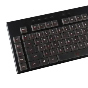 Black Transparent PC Backlit Keycaps Set for Logitech