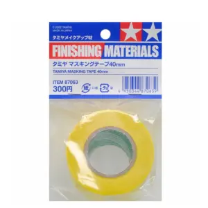 Yellow Masking Tape 40mm for Model Painting