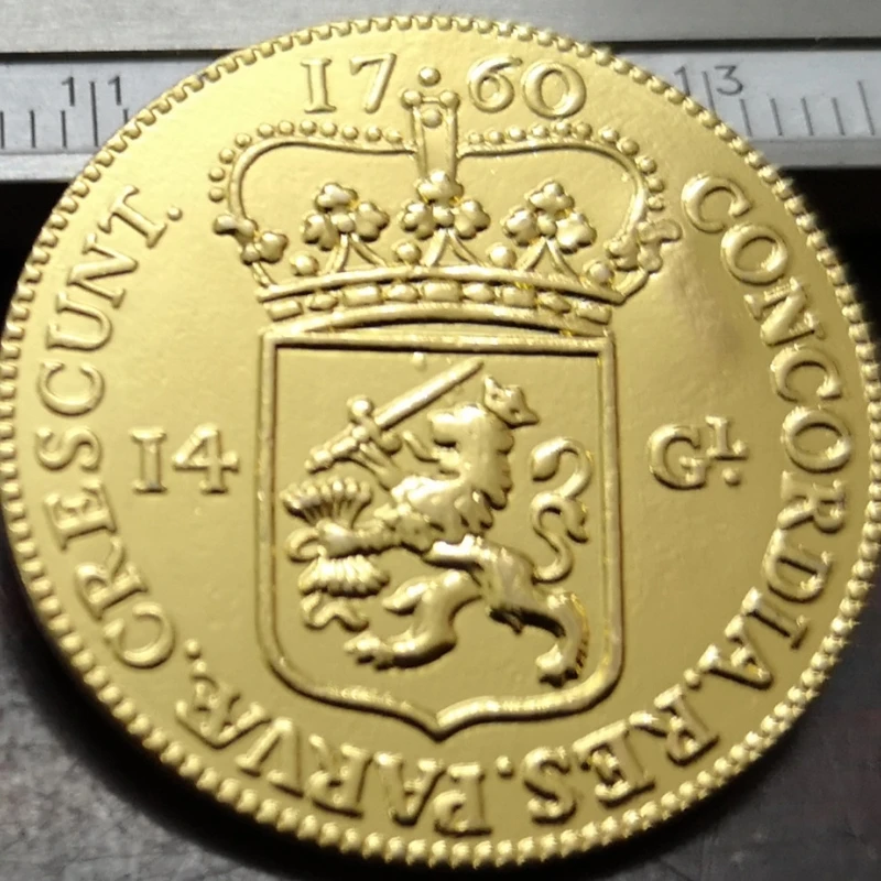 1760 Dutch Gulden Replica Coin 3 1760 Dutch Gulden Replica Coin - Image 3
