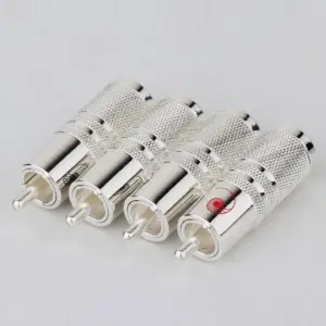 Premium Silver RCA Plugs for High-Fidelity Audio 12 Sa5c94f37c80f485abf4122a9a81408cbc