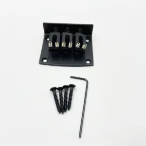 3-String Guitar Bridge Drawplate in Chrome, Gold, Black 14 Sa5cafdb1be4f41bbae484c43b77da0fdz