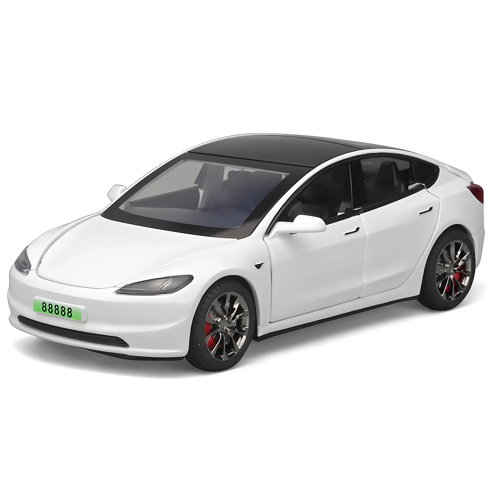 1:32 Scale Diecast Tesla Model 3 White Replica 9 1:32 Scale Diecast Tesla Model 3 White Replica - Image 9
