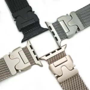Silver Milanese Loop Strap for Apple Watch Series 13 Sa5d98b7433f9417e965ec65f14548295M