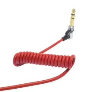 Red Stereo Audio Cable for Headphones 12 Sa5e88c015e554fc6ba736b26345319b92