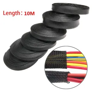 Premium PET Black Cable Sleeve for Organization 7 Sa5f1fe4b42c54b9298ec44b351da033bQ