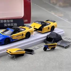 Vibrant Yellow 1:64 NSX Diecast Model