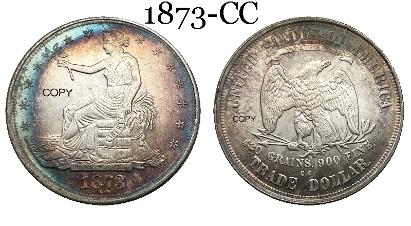 Replica US 1873 Silver Coin Collectible 8 Replica US 1873 Silver Coin Collectible - Image 8