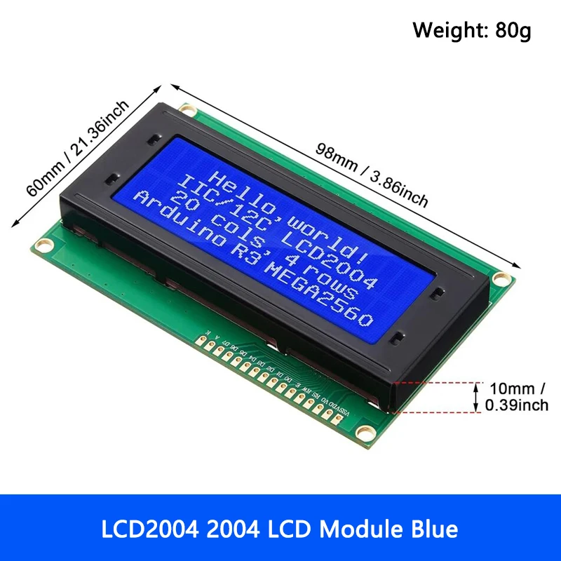 LCD2004 20x4 Character Display with I2C 7 LCD2004 20x4 Character Display with I2C - Image 7