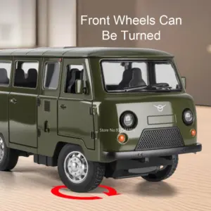 Vintage UAZ Travel Model in Green 14 Sa631aa8932264bf484fcb1f0d0fcace4w