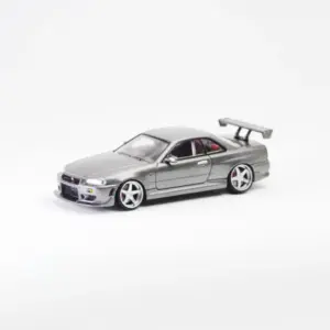 Diecast R34 C-West Sports Car Model 1:64 Scale 9 Sa63a58283585493093a47c94fa65c03fw