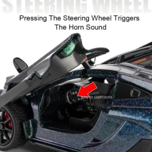 1:24 Scale P1 Sports Car Model with Lights 13 Sa6474169be7c40f1972bdd4c612e26dc8