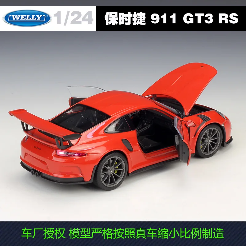 1:24 Porsche 911 GT3 RS Diecast Model 4 1:24 Porsche 911 GT3 RS Diecast Model - Image 4