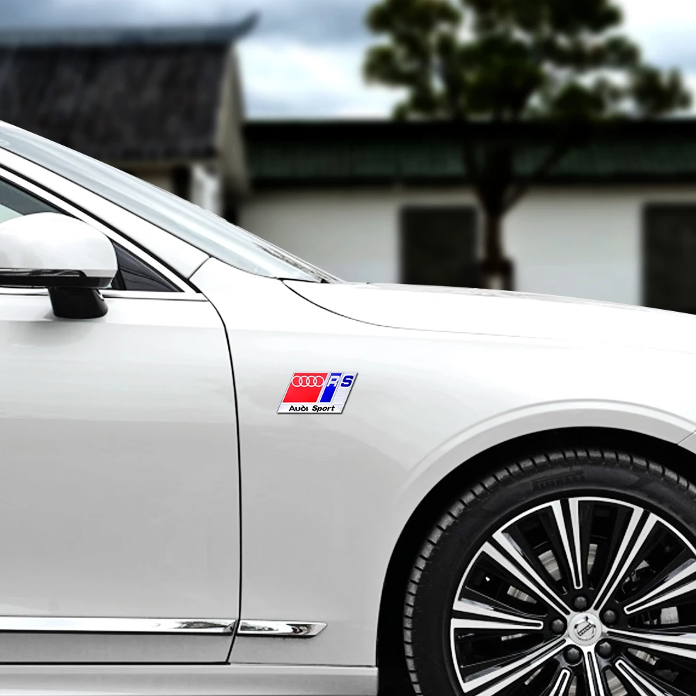 SPORT RS Aluminum Emblem for Vehicles 5 SPORT RS Aluminum Emblem for Vehicles - Image 5