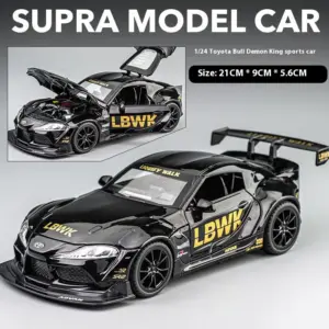Red Toyota Supra 1/22 Diecast Model with Sound 19 Sa65d549e458441ea81951afe1c5d139bC