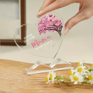 Heart-Shaped Acrylic Home Decor with Cherry Blossom Design 10 Sa65ebb64de8b49c7ba6bf54e00030334P