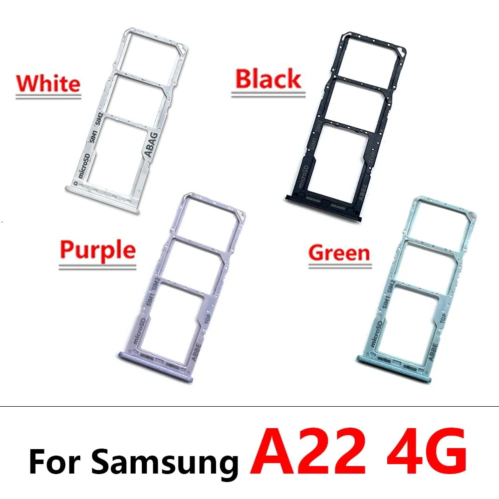 Samsung Galaxy A22 & A32 SIM Card Tray Holders Set 5 Samsung Galaxy A22 & A32 SIM Card Tray Holders Set - Image 5