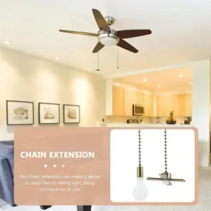 Decorative Ceiling Fan Beaded Extension Chain 10 Sa677c6b4a15e4d20acd1f88a025d580bO