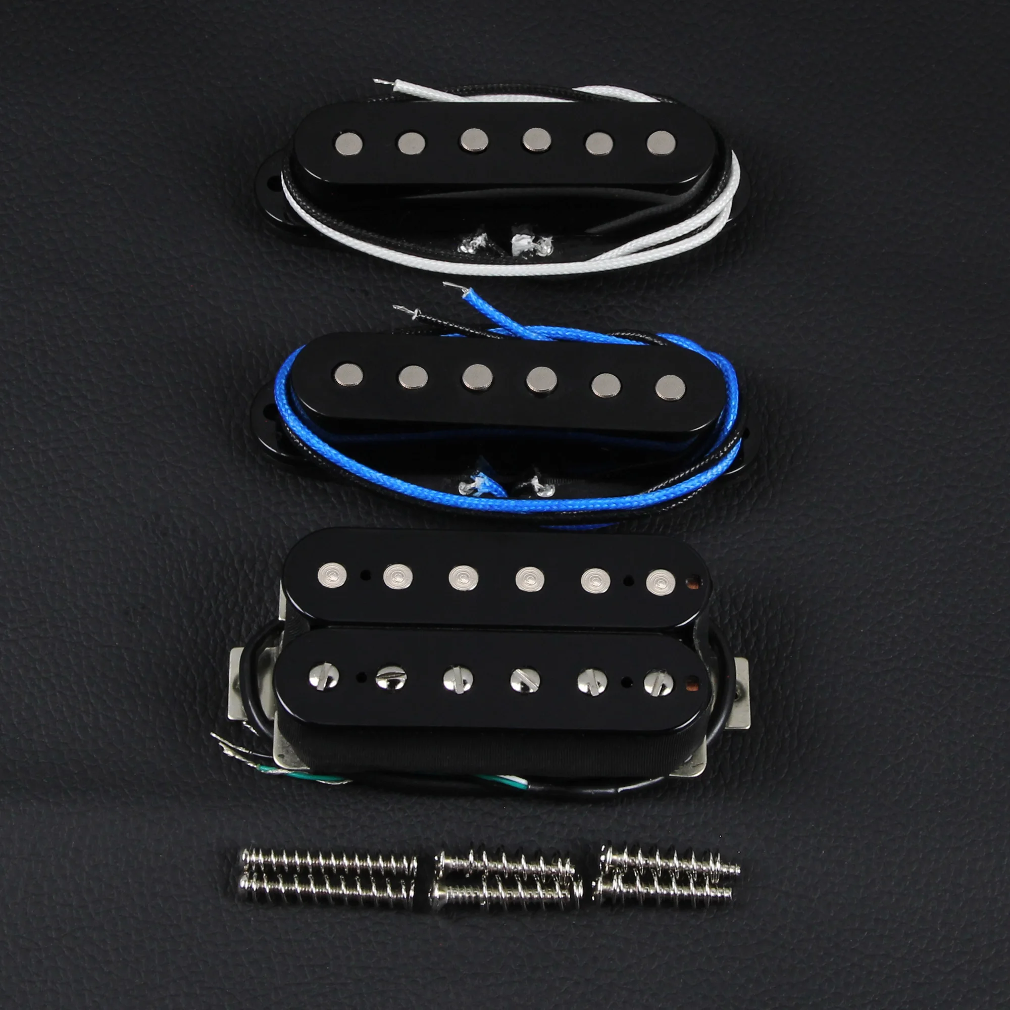 HSS Guitar Pickup Set with Alnico 5 Magnets 2 HSS Guitar Pickup Set with Alnico 5 Magnets - Image 2