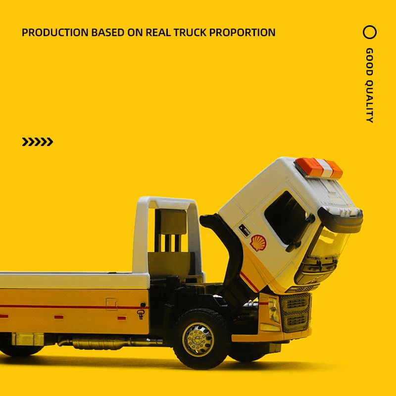 Volvo Oil Tanker Truck Trailer Model 1:50 Scale 5 Volvo Oil Tanker Truck Trailer Model 1:50 Scale - Image 5