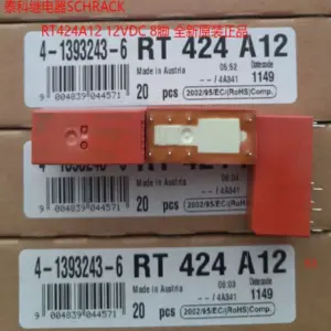 Genuine Tyco RT424A12 Relay—Set of 10