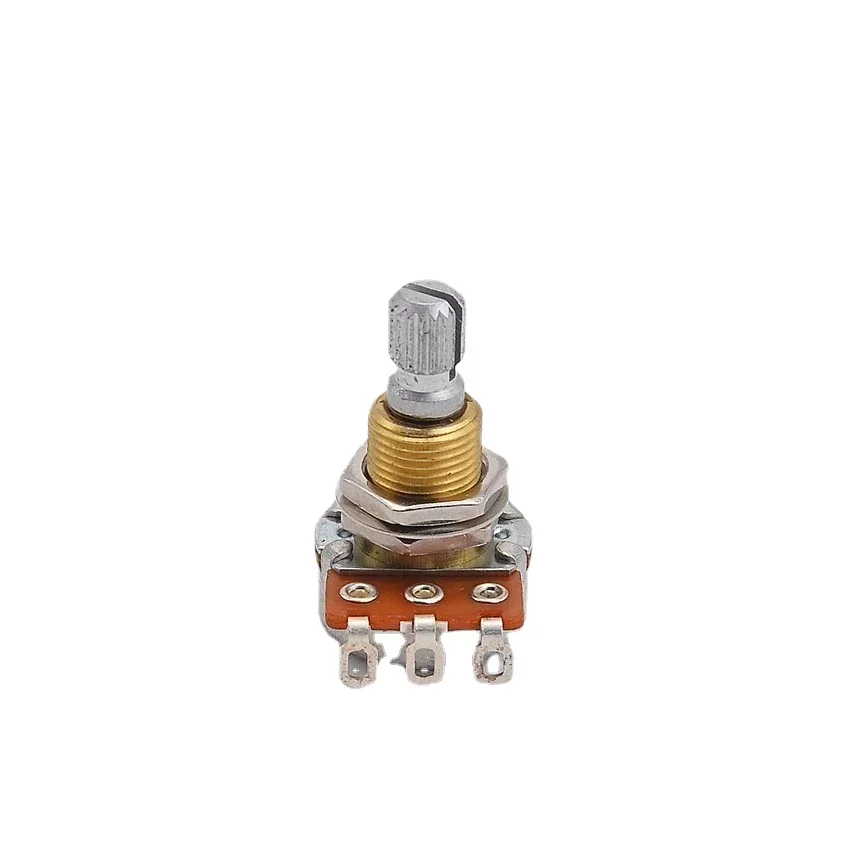 25K Brass Shaft Guitar Potentiometer Model 0111 5 25K Brass Shaft Guitar Potentiometer Model 0111 - Image 5
