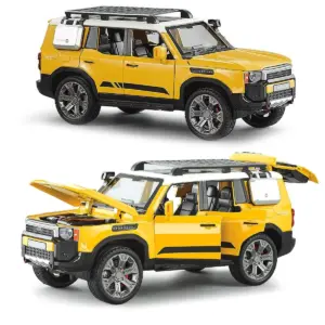 Vibrant Yellow 1:22 Diecast SUV Model 12 Sa6a416756f2e475da563304b3b900095e