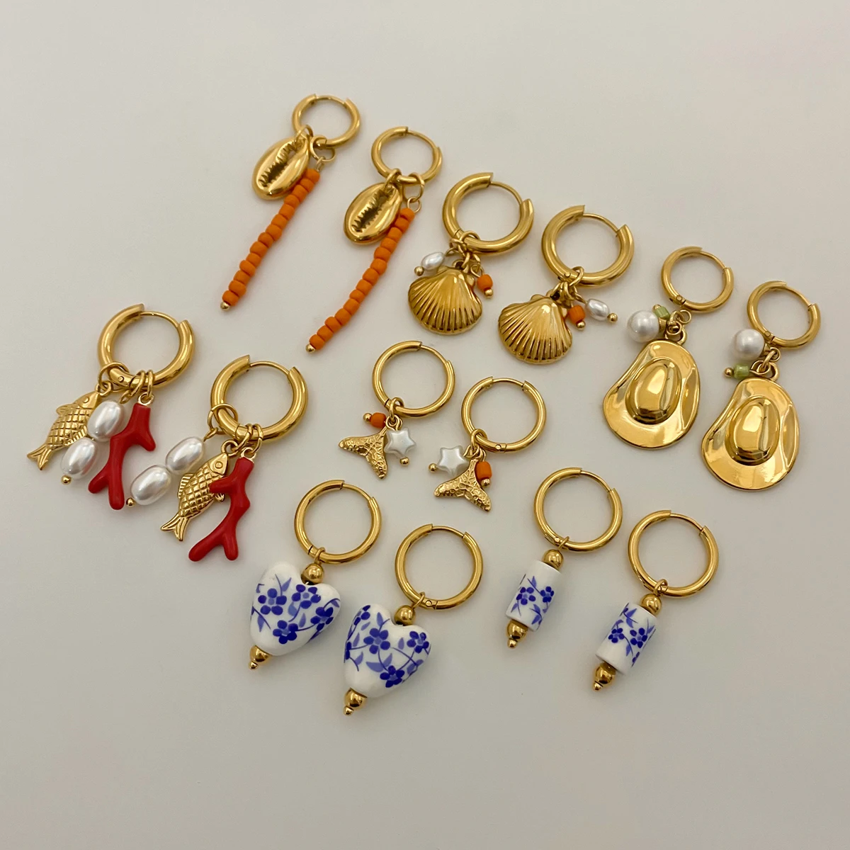 Vibrant Stainless Steel Hoop Earrings 4 Vibrant Stainless Steel Hoop Earrings - Image 4