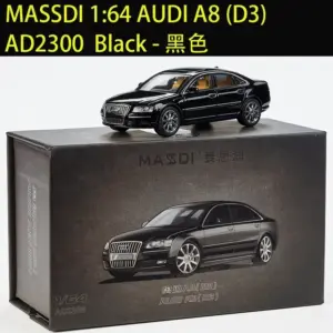 Black Audi A8L 1/64 Diecast Model 17 Sa6cfdfc041c046cba0db44a68cdc15c82