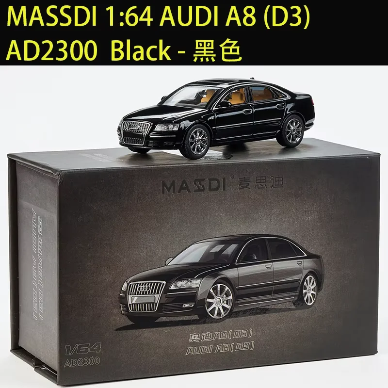 Black Audi A8L 1/64 Diecast Model 8 Black Audi A8L 1/64 Diecast Model - Image 8