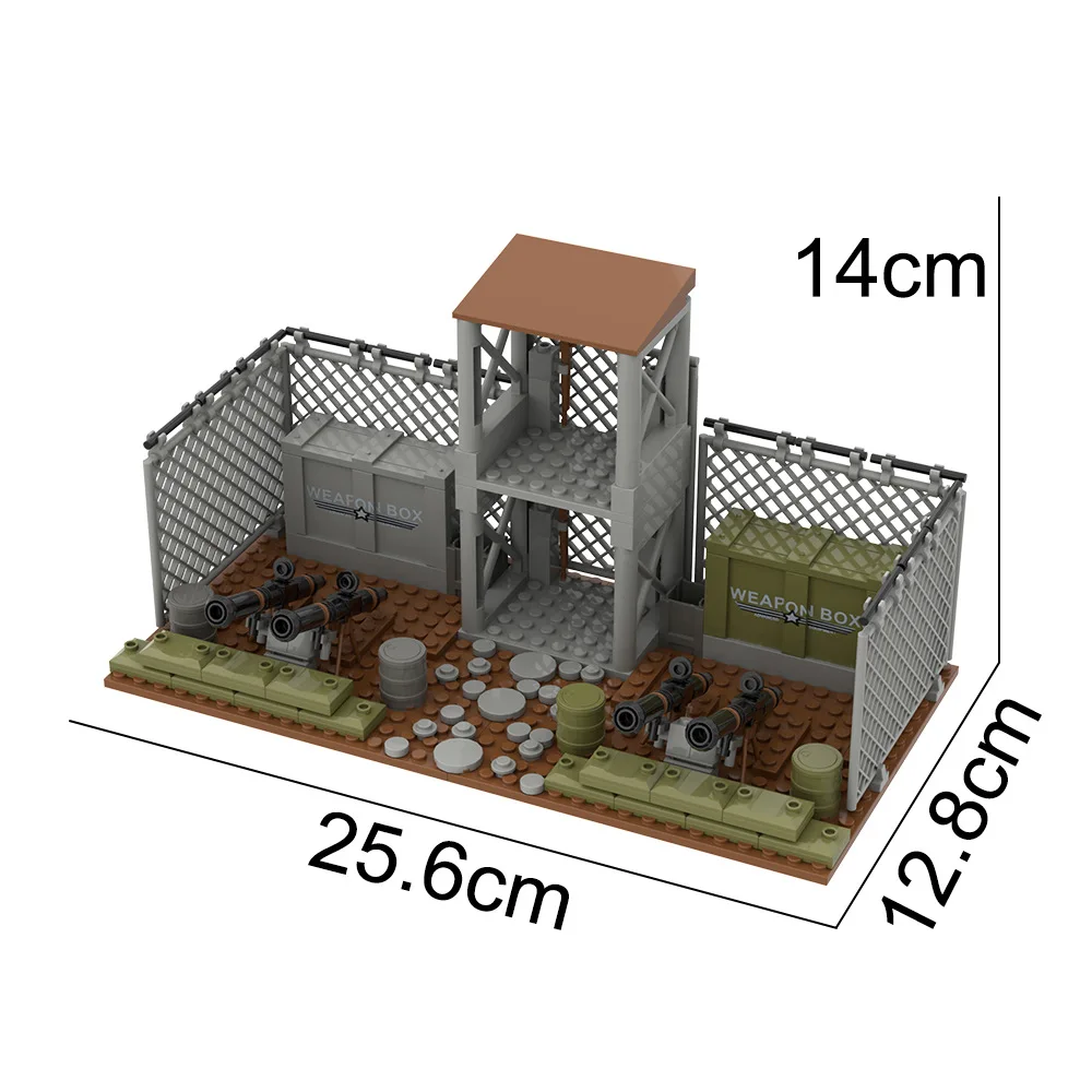 WW2 German Military Weapons Base Building Set 1 WW2 German Military Weapons Base Building Set