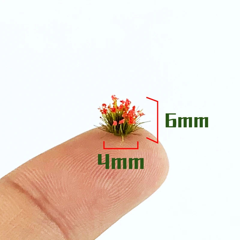 Miniature Flower and Grass Model Kit (104 Pieces) 4 Miniature Flower and Grass Model Kit (104 Pieces) - Image 4