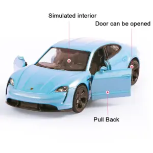 1:36 Scale Porsche Taycan Diecast Model 9 Sa6d6958a22934943959b7545446a5c58g