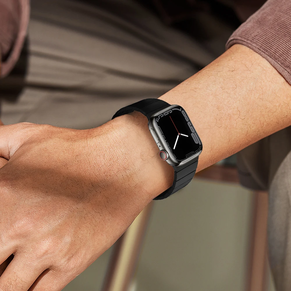 Stainless Steel Link Bracelet for Apple Watch 6 Stainless Steel Link Bracelet for Apple Watch - Image 6