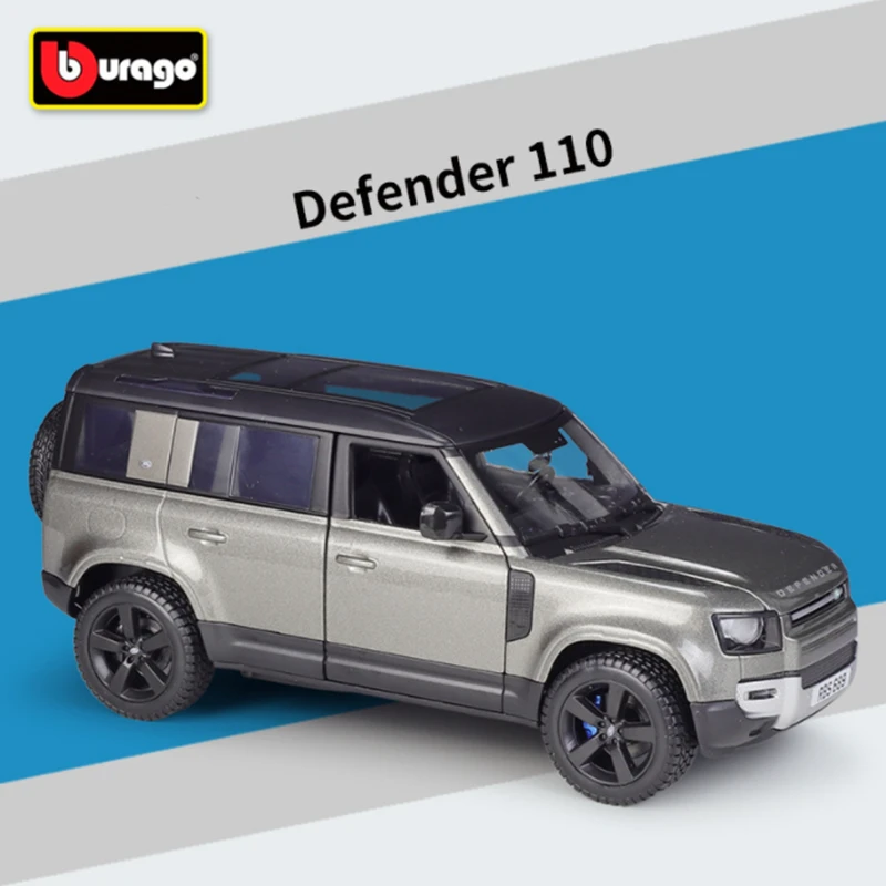 Land Rover Defender 110 1:24 Diecast Model Black 2 Land Rover Defender 110 1:24 Diecast Model Black - Image 2