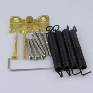 PRS-Style Gold and Silver Guitar Bridge Kit 11 Sa727b5afd37d4744baac52de81ba0cb9H