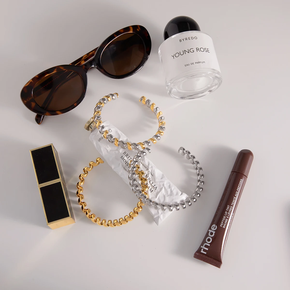 Stainless Steel Gold Spiral Bangle for Women 4 Stainless Steel Gold Spiral Bangle for Women - Image 4