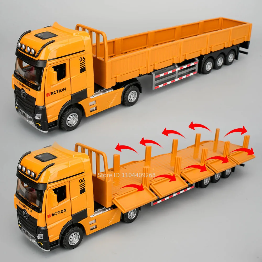 1:32 Scale Construction Truck and Crane Model 3 1:32 Scale Construction Truck and Crane Model - Image 3