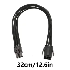 6-Pin PCIe Power Extender Cable 32cm Black & White 13 Sa7465169e0e74c988cd53a84d196c991z