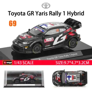 Toyota GR Yaris Rally 1 Hybrid 1:43 Diecast Model 16 Sa763752b2be643e38e540bb9680716e05
