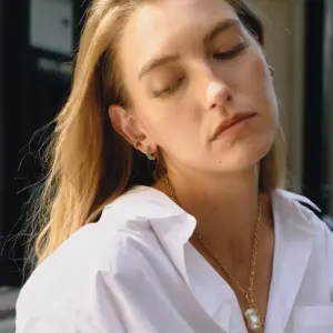 Vintage Turquoise Hoop Earrings in Stainless Steel 10 Sa79f04619e6245e5a9bec1d7a6c643c6A