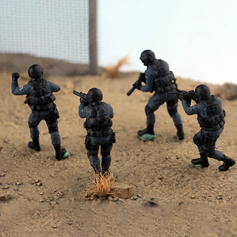 1:72 Resin SWAT Tactical Scene Model 3 1:72 Resin SWAT Tactical Scene Model - Image 3
