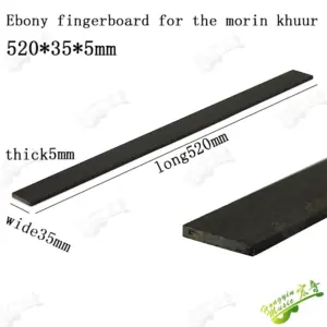 Ebony Morin Khuur Fingerboard Replacement 13 Sa7df5af611c945c8879d0adee7c94691z
