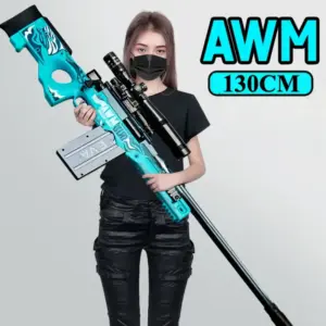 Vibrant Blue Toy Sniper Rifle for Outdoor Play 15 Sa7df601994a2436ba8ed6f7ec91396eev