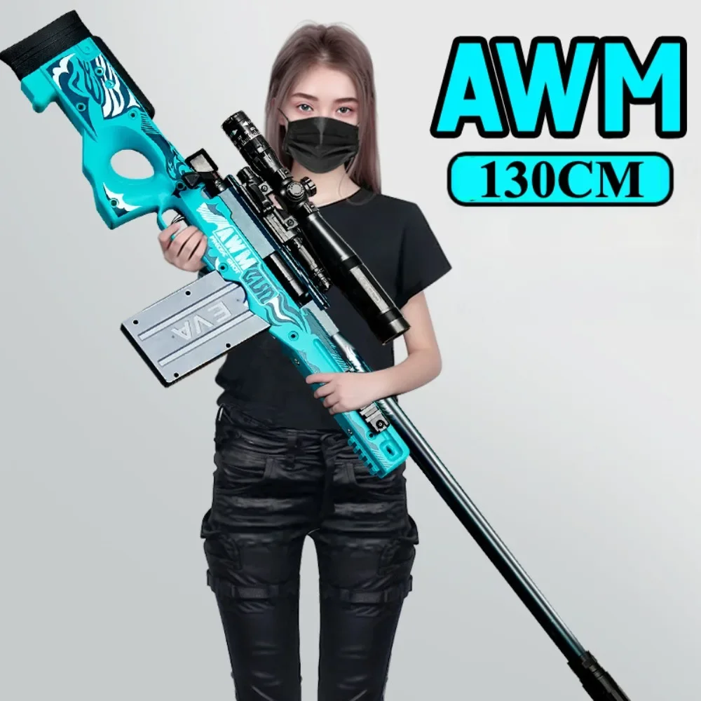 Vibrant Blue Toy Sniper Rifle for Outdoor Play 6 Vibrant Blue Toy Sniper Rifle for Outdoor Play - Image 6