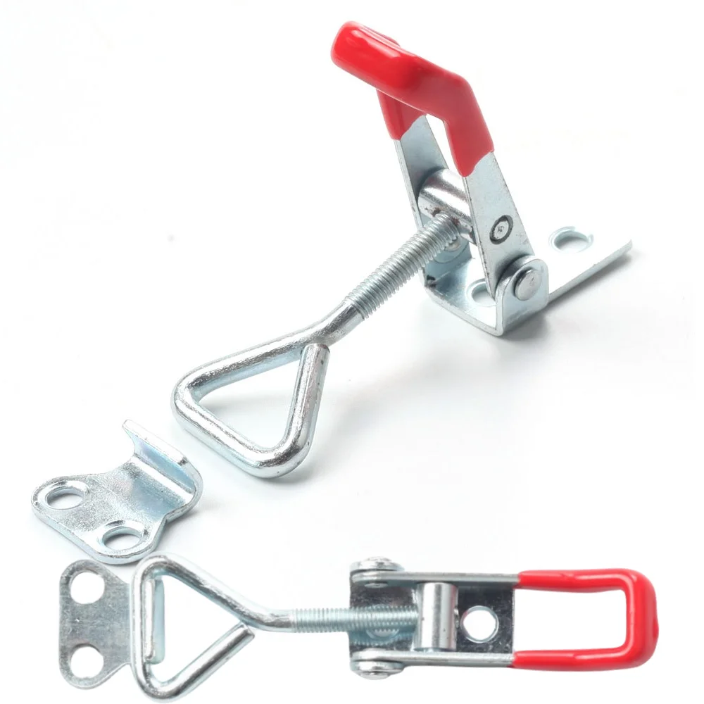 Heavy-Duty Metal Toggle Clamp Set with Adjustable Length 2 Heavy-Duty Metal Toggle Clamp Set with Adjustable Length - Image 2