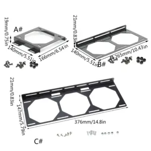 Universal Radiator Fan Mounting Bracket for PC 14 Sa7e960b2eac44ba88b9b955eefc8116aN