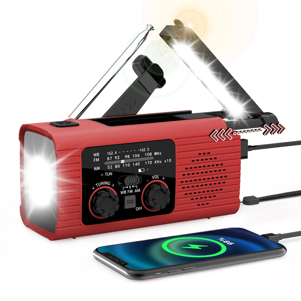 Portable Emergency Radio with 2000mAh Battery 9 Portable Emergency Radio with 2000mAh Battery - Image 9