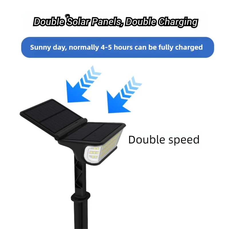 Outdoor Solar Spotlight Set with 65 LEDs 4 Outdoor Solar Spotlight Set with 65 LEDs - Image 4